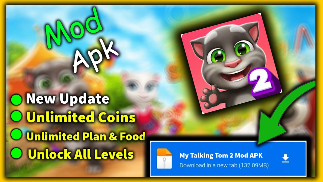 TALKING TOM CANDY RUN MOD APK || UNLIMITED MONEY APK 1.6.2.377